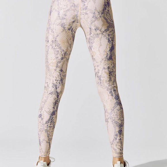 NWOT Carbon 38 High Waist Python Leggings XS - Picture 4 of 5